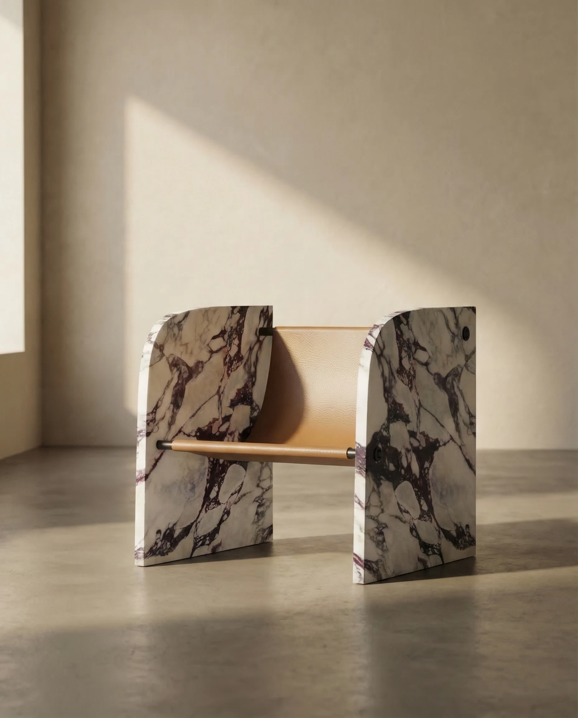 Ana in Calacatta Viola marble